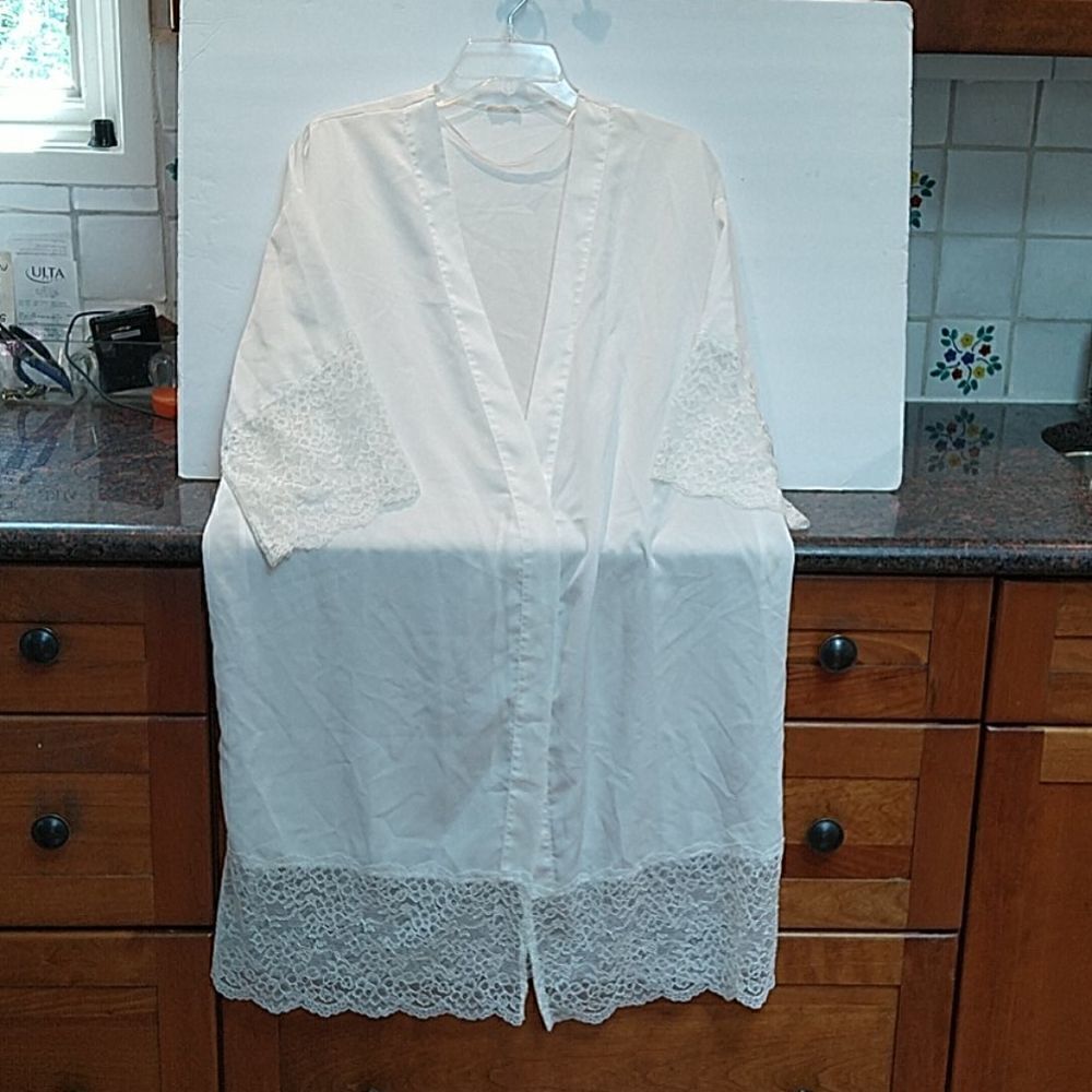 Oysho Silk Lingerie Robe...Size M